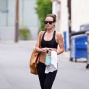 Olivia Wilde – Visit gym on a Memorial Day in Los Angeles
