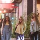Malia Obama – With Sasha meeting friends for dinner in Echo Park - 454 x 681