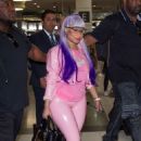 Nicki Minaj at Melbourne airport in Australia