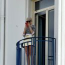 Caro Daur – Seen on the balcony of the Martinez Hotel in Cannes - 454 x 681