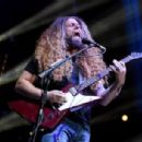 Frontman Claudio Sanchez of Coheed and Cambria performs during the Las Rageous music festival at the Downtown Las Vegas Events Center on April 21, 2017 in Las Vegas, Nevada