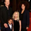 Karyn Parsons with her family: husband, Alexandre Rockwell; their children, Nico and Lana (via Getty Images)