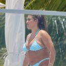 Kalani Hilliker – With Lexi Petzak in a bikinis by the pool in Miami - 454 x 638