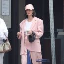 Nicole Trunfio – Dons pink suit in Brentwood - 454 x 682