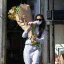 Shay Mitchell – Buys a few bouquets of flowers in West Hollywood