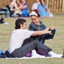 FKA Twigs and boyfriend Reuben Esser &#8211; Out in the park in London