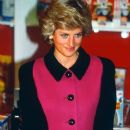 Princess Diana visits toy shop FAO Schwarz on February 2, 1989 in New York City, United States
