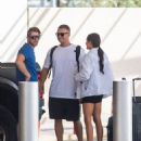 Kayla Itsines – With Jae looked spotted getting dropped off at Adelaide airport - 454 x 568