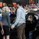 Stars On The Set Of 'Can A Song Save Your Life?'