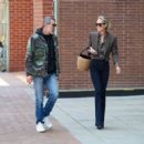 Laeticia Hallyday – With boyfriend actor Jalil Lespert on a walk in Los Angeles - 454 x 421