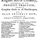 The English Art of Cookery