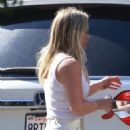 Hilary Duff – Out for breakfast in Studio City