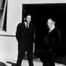Irving Thalberg with German-born film executive Carl Laemmle talk on the lot of Universal Studios (1921) - 454 x 599