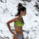 Tiger Lily Hutchence in Bikini at the beach in Perth