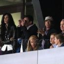 Mick Jagger and L'Wren Scott at the in the Olympic Stadium at the 2012 Summer Olympics, in London - 6 August 2012 - 454 x 350