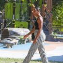 Kelly Rowland – Visits Coldwater Canyon Park in Beverly Hills