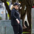 Rebel Wilson – Workout in a Sydney park