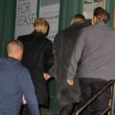 Taylor Swift and Joe Alwyn arriving back at her apartment in New York City