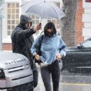 Kendall Jenner – Braves the rain in Beverly Hills