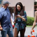 Emmy Rossum – With Amanda Seyfried filming ‘The Crowded Room’ in New York