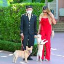 Adriana de Moura – Exit out of the Beverly Hills Hotel - 454 x 456