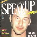 Keanu Reeves - Speak Up Magazine Cover [Brazil] (April 1995)