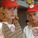 Geena Davis as Dotty Hinson and Bitty Schram as Evelyn Gardner in A League of Their Own (1992)