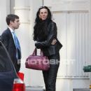 L'Wren Scott out and about in London