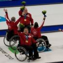 Canadian wheelchair curlers