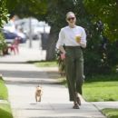Willa Holland with her dog in Los Angeles - 454 x 445