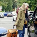 Tamzin Outhwaite – Spotted getting into an Addison Lee cab in London - 454 x 595