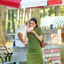 Emmy Rossum – With Christopher Abbott on set of ‘The Crowded Room’ in Brooklyn