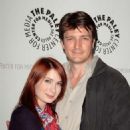 Felicia Day and Nathan Fillion