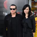 Ian Astbury and Aimee Nash attend the premiere of  "It" at the TCL Chinese Theatre on September 5, 2017 in Hollywood, California