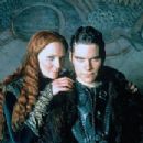 Joan Allen as Morgause and Hans Matheson as Mordred in The Mists of Avalon (2001) - 217 x 307