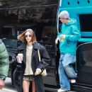 Hailey Bieber – Seen after enjoying lunch at Bar Pitti in New York