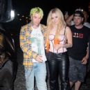 Avril Lavigne – Leaves Machine Gun Kelly’s Madison Square Garden after party in NY - 454 x 613