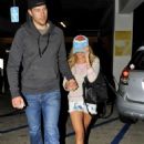 Ashley Tisdale and Scott Speer: Leaving the Arclight Theater in Hollywood - 454 x 604