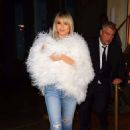 Heidi Klum – Heads to a party after the amfAR Gala in New York