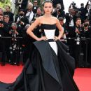 Josephine Skriver wears Tony Ward - 2022 Cannes Film Festival on May 18, 2022