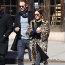Alexa Chung & Alexander Skarsgard Out And About In NYC ( March 23, 2017)
