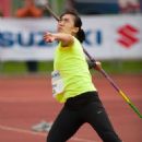 Chinese female javelin throwers