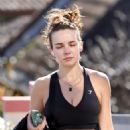Abbie Chatfield – Going on a walk with her dog at Bondi Beach - 454 x 681