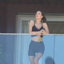 Alessandra Ambrosio – On her hotel balcony in Rio de Janeiro