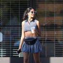 CJ Franco – In a mini skirt seen in Los Angeles - 454 x 681