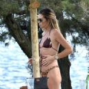 Abbey Clancy – Bikini candids on holiday in Porto Cervo - 454 x 674
