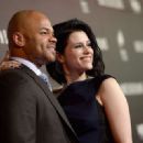 Jessica De Gouw attends the premiere of WGN America's 