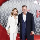 Geri Halliwell and Christian Horner at Ferrari Premiere at Odeon Luxe Leicester Square in London