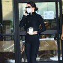 Kendall Jenner – Looks sporty while arriving at a business building in Los Angeles
