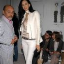 L'Wren Scott attend CHANEL-THEN NOW - An Exhibition of Algraphy Drawings by Karl Lagerfeld Steidl at Visionaire Gallery on May 3, 2005 in New York City